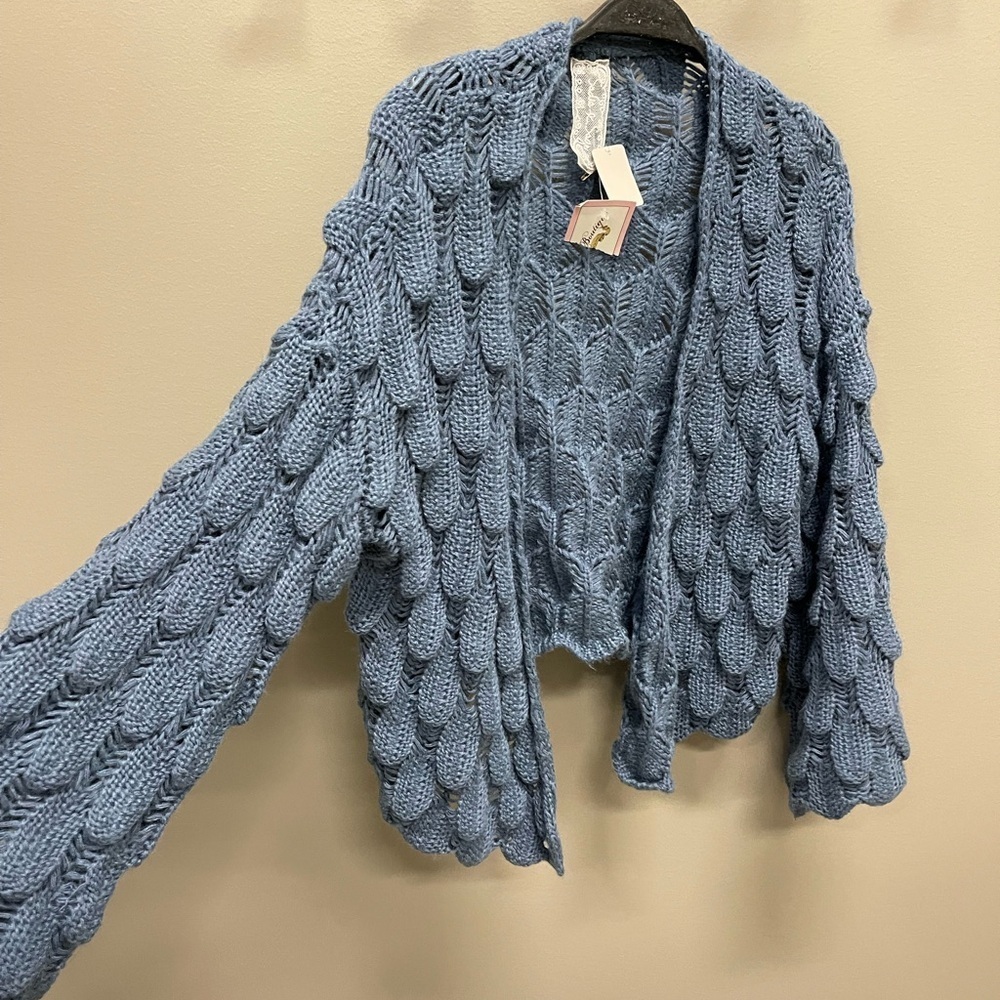 Blue Women's Sweater - Picture 2 of 5